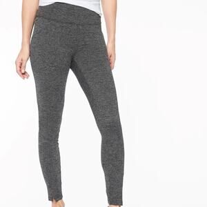 Athleta Herringbone Mercer Tight Leggings Gray